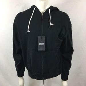 Publish zip up jacket new with tags black small